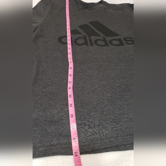 Adidas Men's Classic Fit Amplifier T Shirt Short Sleeve Solid Grey Size M - Picture 10 of 10
